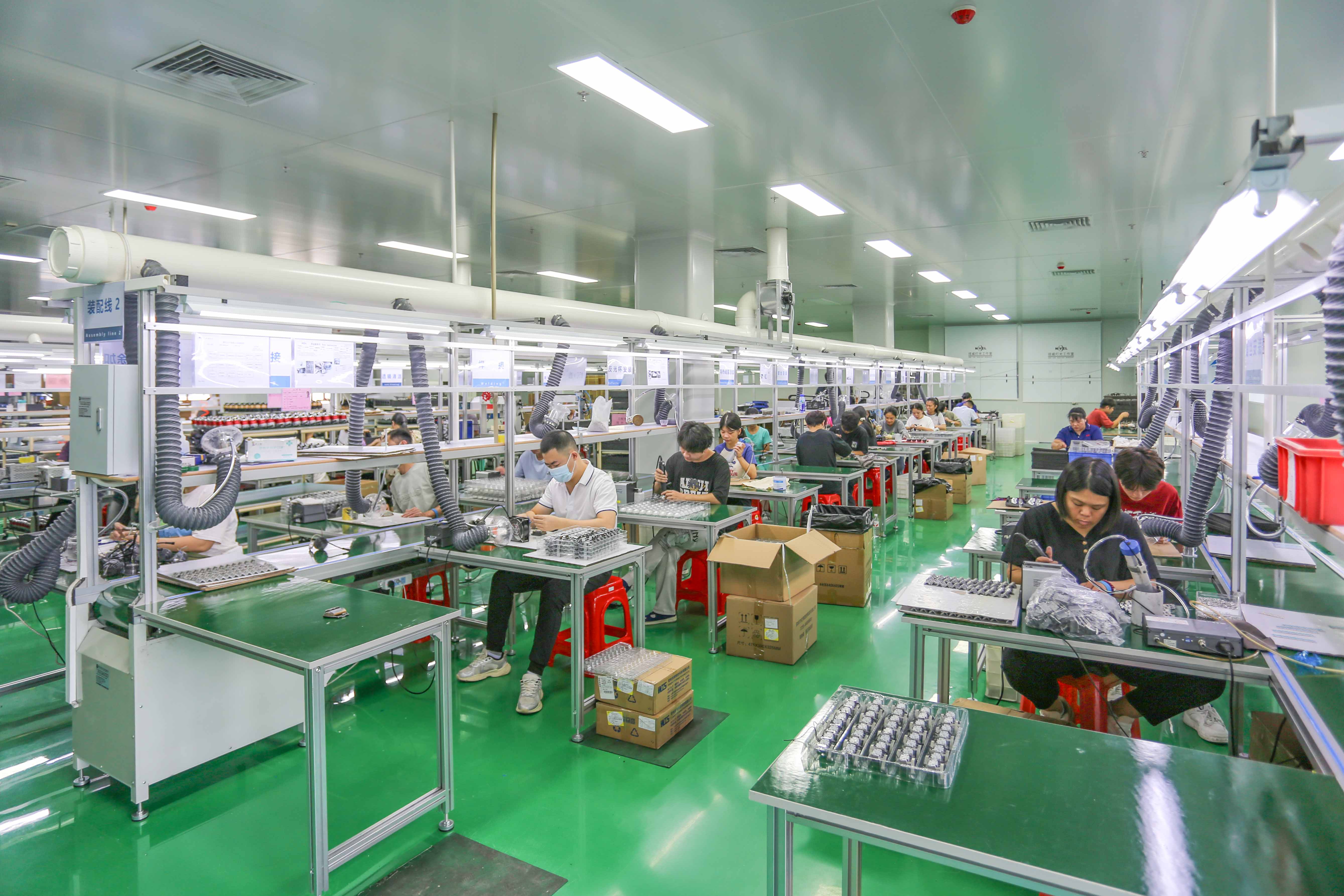 NVEL automotive lighting production team